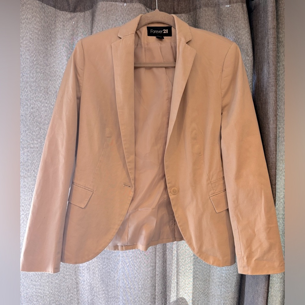 Cream neutral blazer